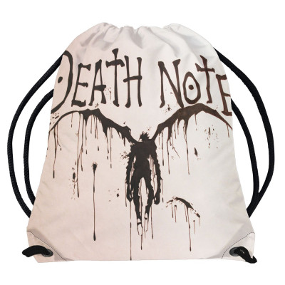 BILJEŠKA SMRTI | Torba - torba za rame Death Note, bijela Ryuk silueta