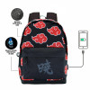 NARUTO | Ruksak Naruto Shippuden, Akatsuki clouds, USB, 24l