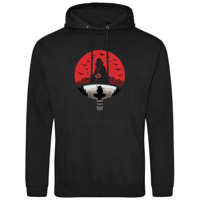 NARUTO | Hoodie NARUTO SHIPPUDEN, "Uchiha 2", crna