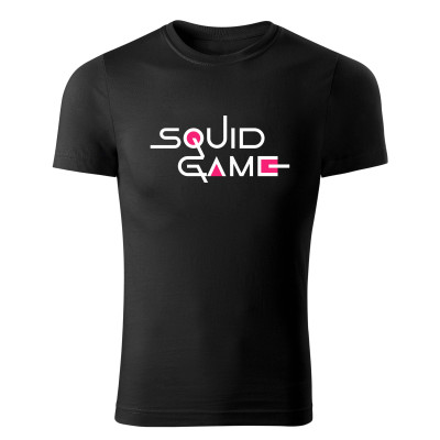 Igra lignje | Majica Squid Game, "Squid Game Logo", crna