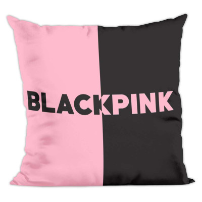 BLACKPINK | BLACKPINK Jastuk "BLACK/PINK", crno/roza, 40x40 cm