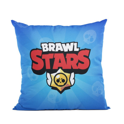 BRAWL STARS | Jastuk Brawl Stars "Logo", plavi, 40x40 cm