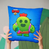 BRAWL STARS | Jastuk Brawl Stars "Spike", plavi, 40x40 cm