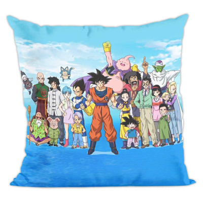 Zmajeva kugla | Dragon Ball jastuk "Crew", plavi, 40x40 cm