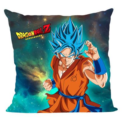Zmajeva kugla | Jastuk Dragon Ball "Goku", plavi, 40x40 cm