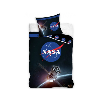 NASA | NASA "Space Satellite" posteljina, pamuk, 140x200, 70x90