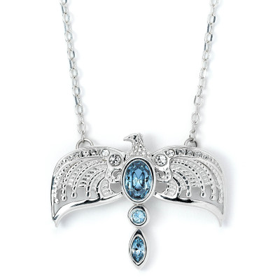 HARRY POTTER | Srebrna ogrlica Harry Potter "The Tiara of Rowena of Ravenclaw" sa SWAROVSKI kristalima - HPSN024