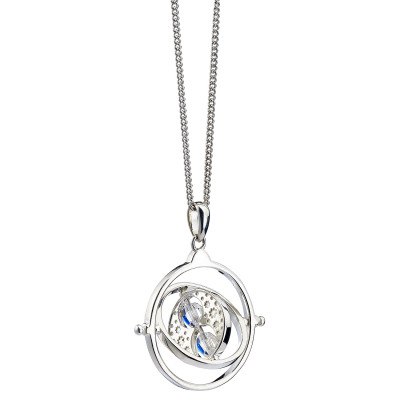 HARRY POTTER | Srebrna ogrlica Time Turner sa SWAROVSKI kristalima, HPSN021